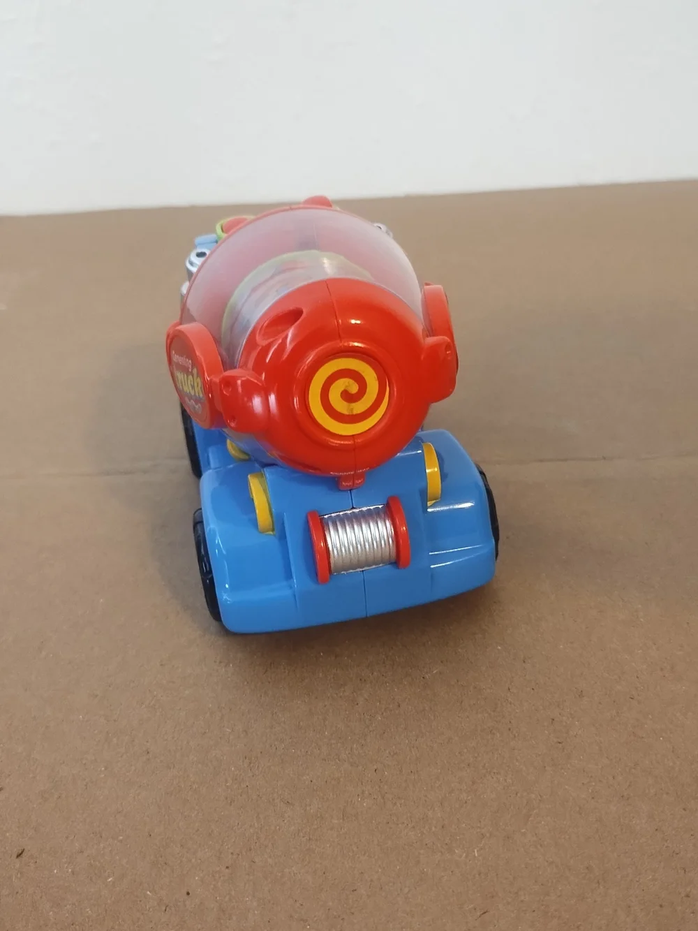 Happy professional Cartoon Car Kid Engineers City Crew Friction powered cement